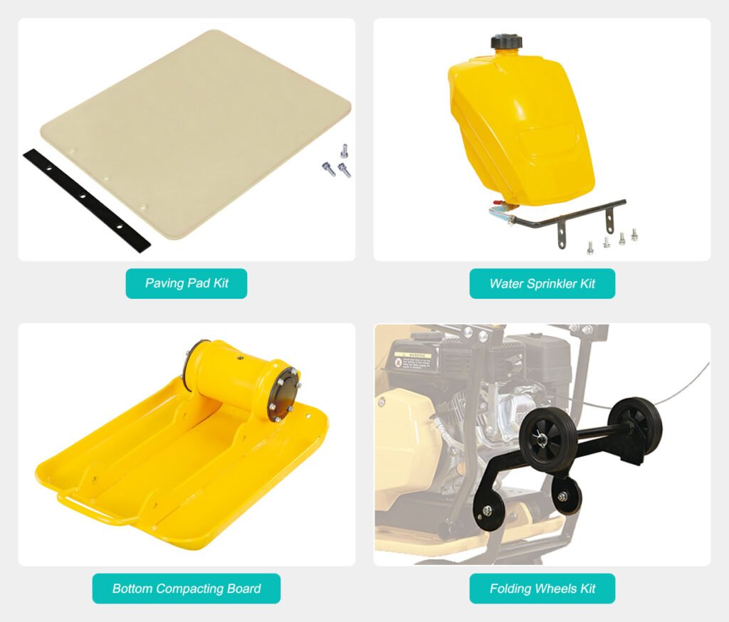 foldable handle plate compactor