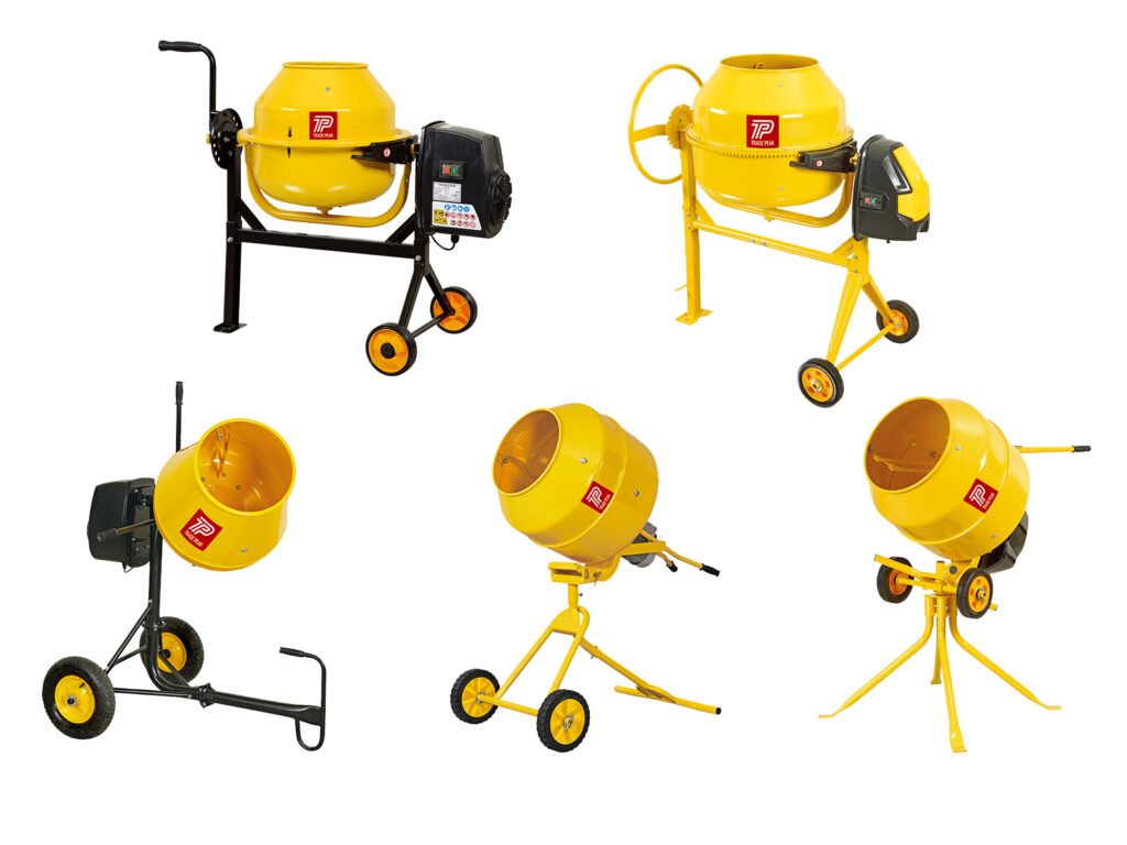 Trade Peak 1.6 ft. Electric Concrete Mixer from Home Depot Full Assembly 3 concrete mixer collection