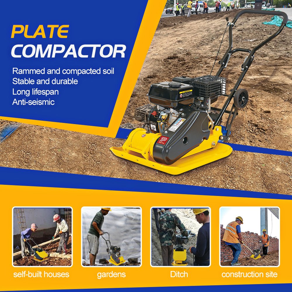 How to use a Strong Medium Vibrating Wacker Plate 2 1000×1000 9160打夯机1