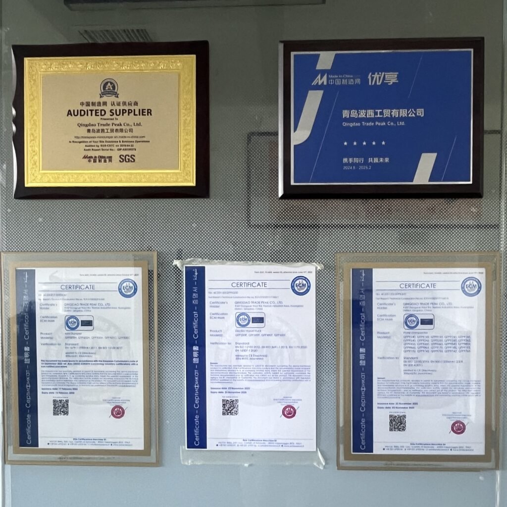 trade peak ce Certification